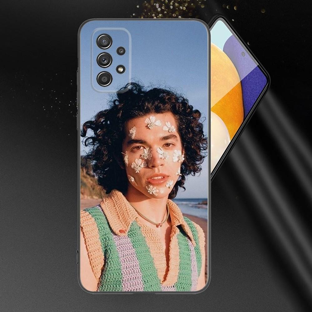 Singer C-Conan G-Gray Phone Case For Samsung Galaxy A13,A21s,A22,A31,A32,A52,A53,A71,A80,A91 Soft Black Phone Cover