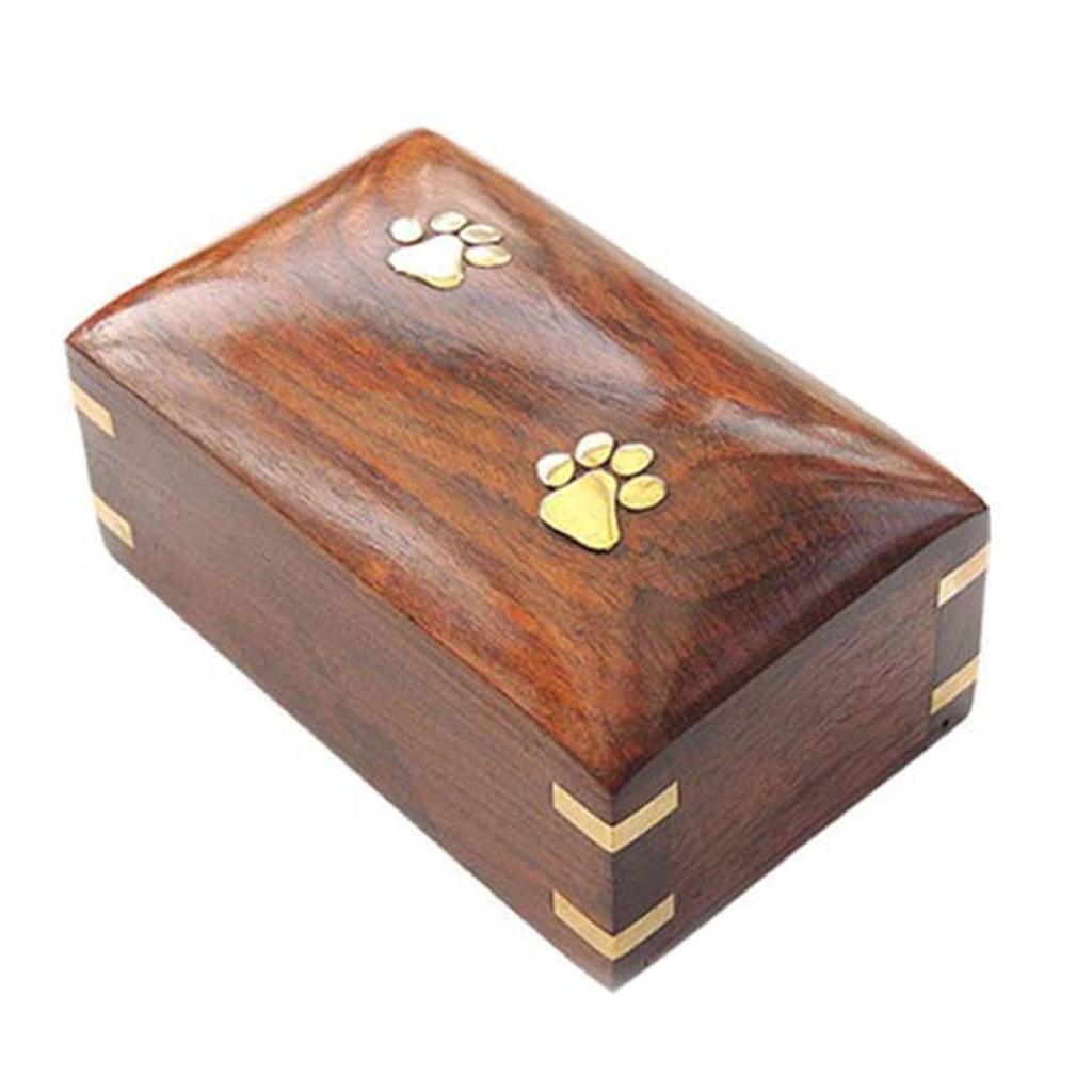 Create Special Place of Remembrance for Departed Pet with Wood Pet Remembrance Urn Box To Preserve Beautiful Memories