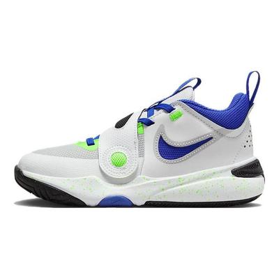 Team Hustle D11 PS Green Strike Racer Синие детские кроссовки White Summit-White Pure-Platinum DV8994-101