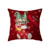 Милый Санта-Клаус на рождественскую тематику с принтом, чехол для подушки, украшение для дома, гостиной, дивана, квадратная подушка, наволочка