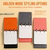 A7 Loose-leaf Notebook PU Leather Mini Journal Durable Note Pad  Travel