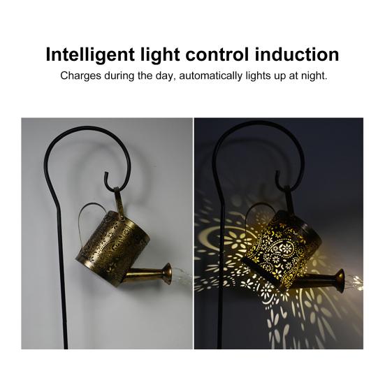 1 комплект солнечной лампы высокой прочности, креативная водонепроницаемая форма, полая простая установка, утюг для улучшения атмосферы