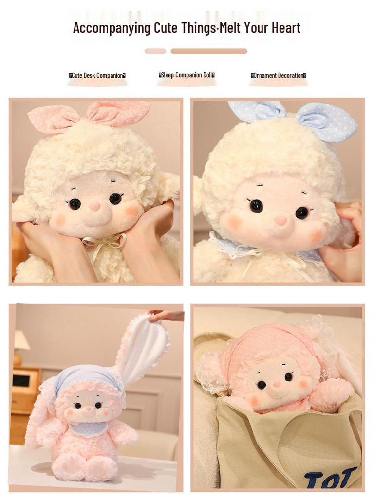 Original Fairy Tale Series: Cute Plush Rabbit Doll Pillow