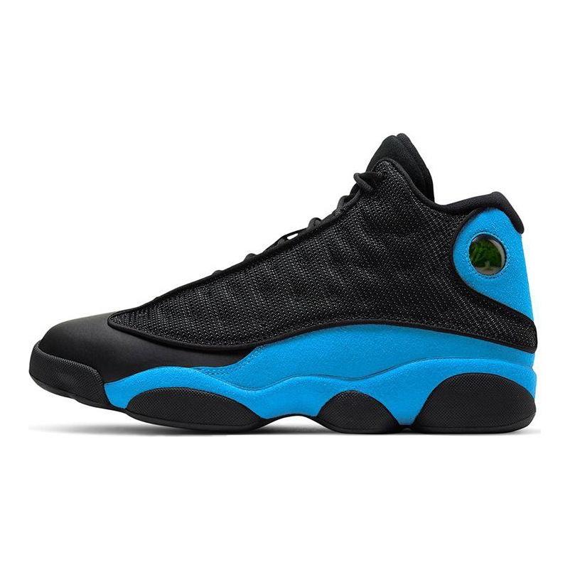 Air Jordan 13 Retro Black University Blue Мужские кроссовки белые DJ5982-041