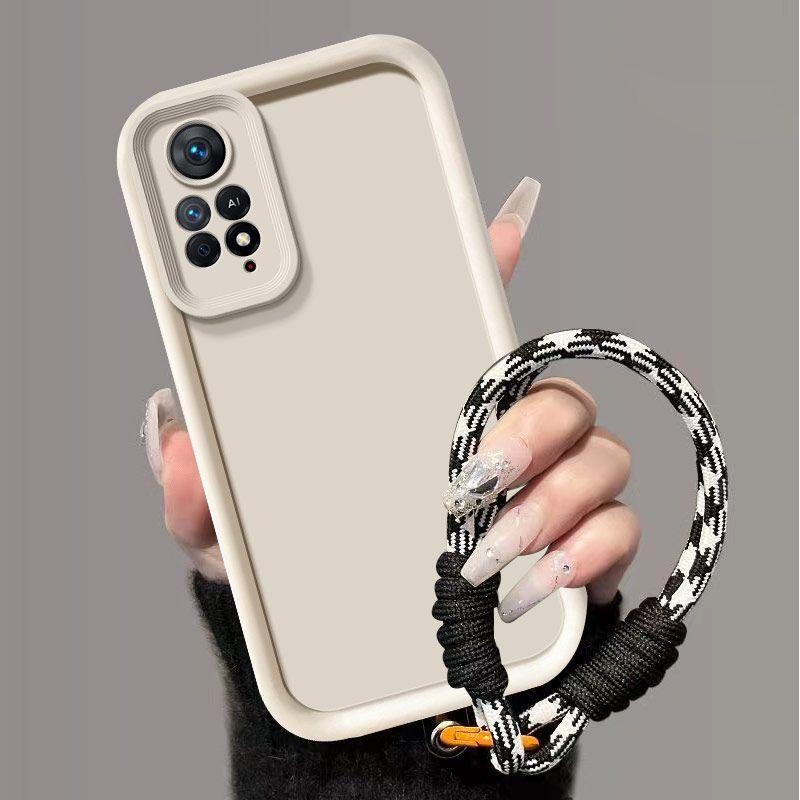 Для Xiaomi Redmi Note 11 Pro + Чехол Redmi Note 12 Pro 4G Чехол для телефона с плетеным шнурком Чехол для защиты кожи на ощупь Ударопрочный чехол
