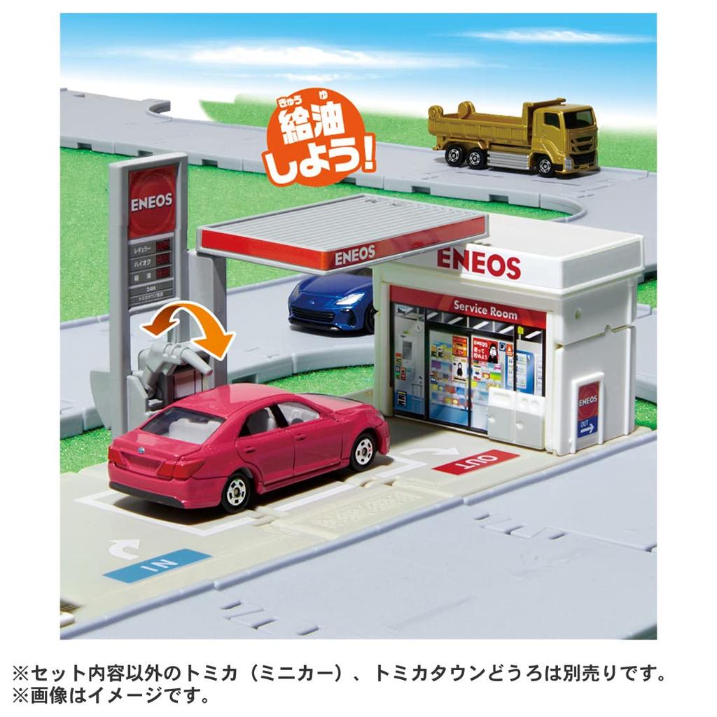 TAKARA TOMY Tomica Tomica Town Gas Station ENEOS Mini Car Toy Возраст 3+