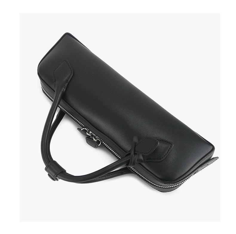 Европейский и американский стиль, женская сумка-багет из натуральной кожи через плечо - модная коровья кожа первого слоя для поездок на работу и уличного стиля