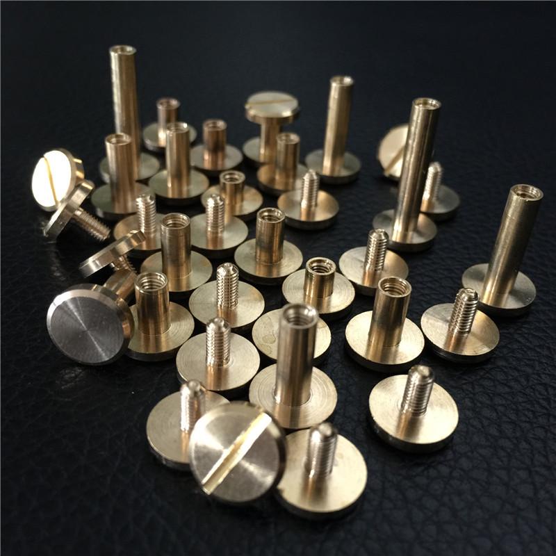 Модные пуговицы, 5 шт., винт для поясной сумки «сделай сам», 4-15 мм, винт-шпилька, латунная заклепка для ногтей, ювелирные изделия