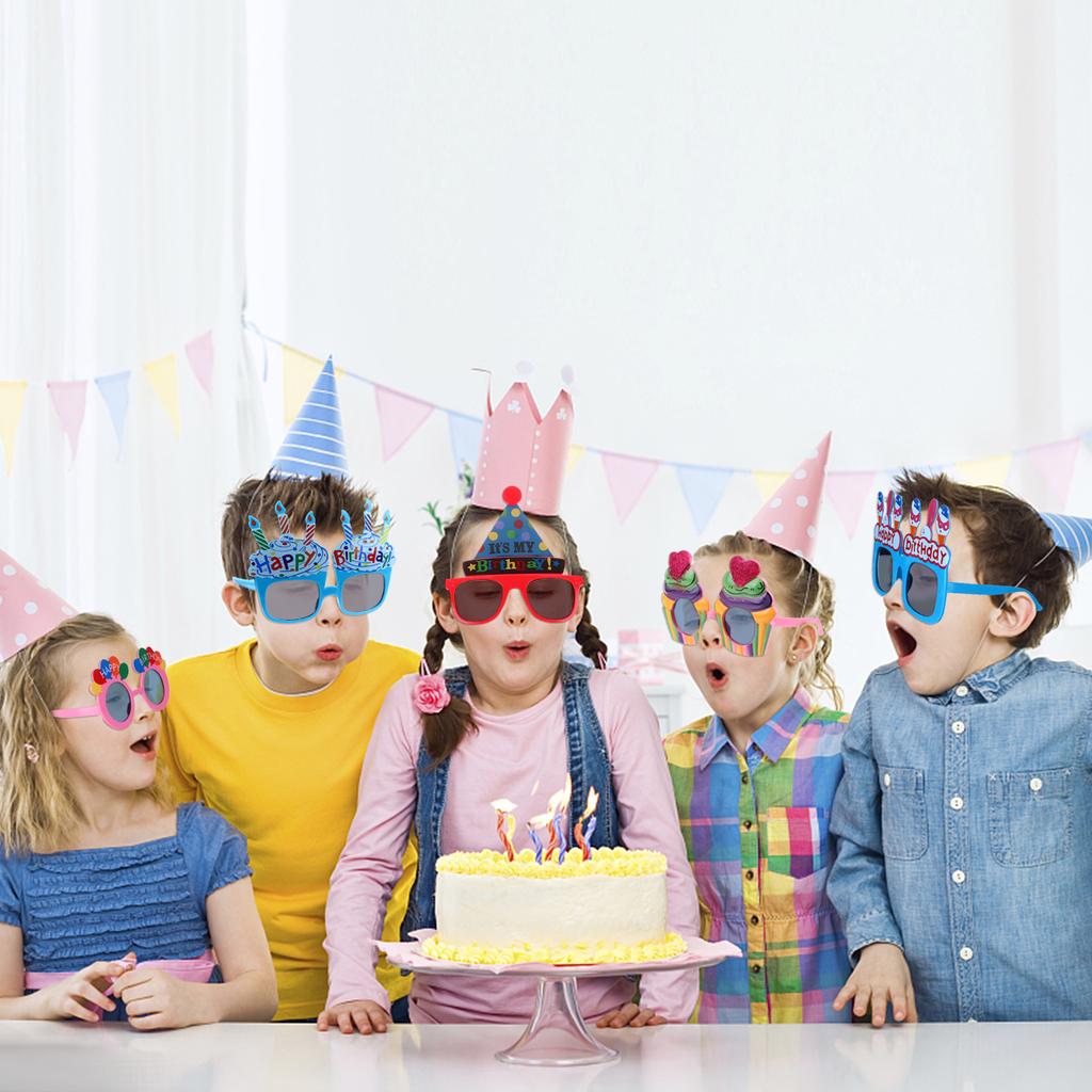 10 Pairs Birthday Party Sunglasses Funny Photo Props Sunglasses Happy Birthday Party Novelty Sunglasses For Kids Adults Birthday