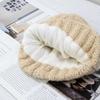 Winter Hat for Women with Plush Insulation Soft Versatile Showing Off Face Small Knit Yarn Hat