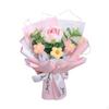 Crochet Flower Bouquet Artificial Flowers Home Decoration Knitting Mother Day Gift for Birthday