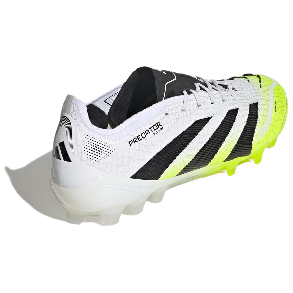 Adidas PREDATOR ELITE Abrasion Resistant Soccer Shoes Unisex White Yellow Sneakers JH8879