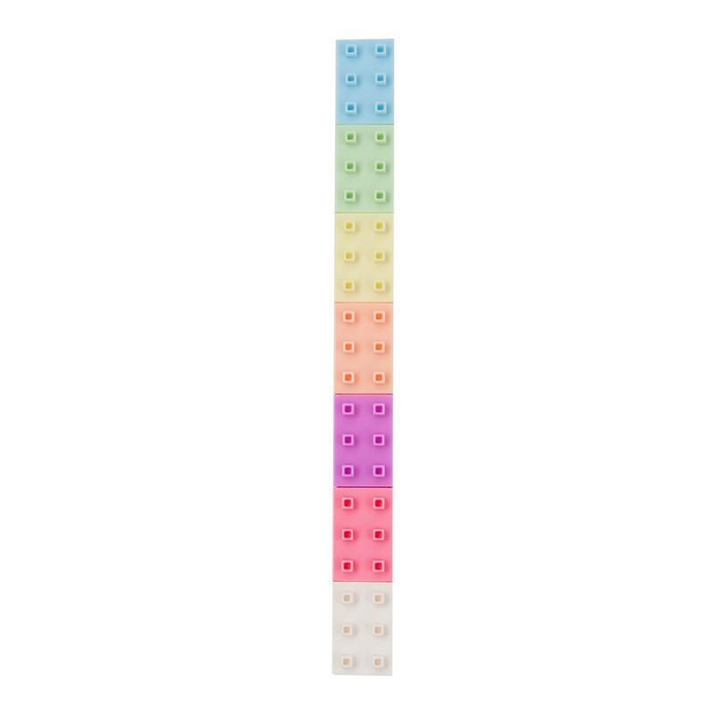 Colorful Interlocking Educational Rocket Toy: Missile Disassembly & Building Block Kit