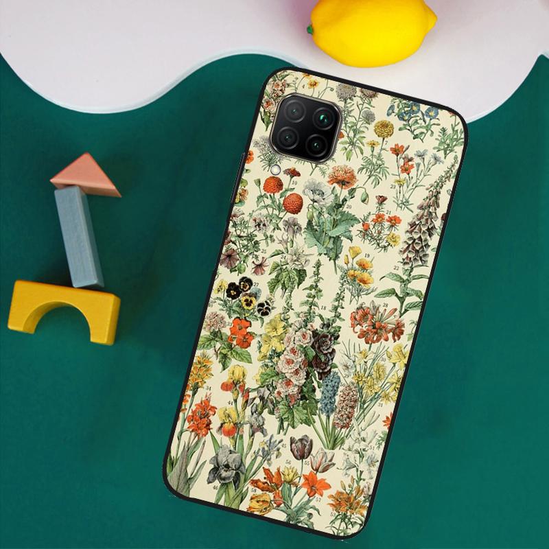 Цветочный Растительный Арт Для Huawei Nova 9 10 SE 8i 11i 12i 12s Y60 Y61 Y70 Y90 Y72 Y73 Y91 P60 Pro P40 P30 Lite Чехол