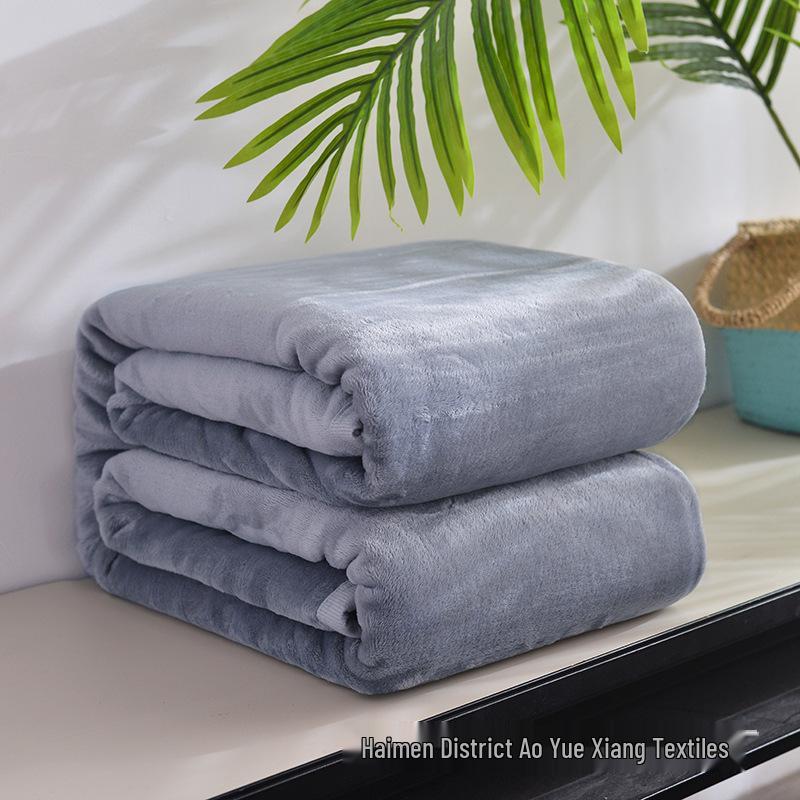 Customizable Thickened Gift Blanket - Ideal for Naps & Air Conditioning