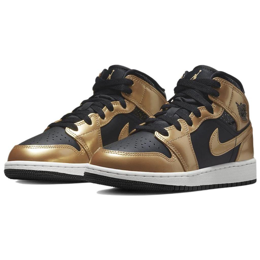 Jordan 1 Mid SE Металлический Золотой Черный GS DR6967-071