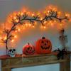 Halloween Willow Vine String Lights LED Pumpkin Bat Branches Garland Light for Halloween Indoor Outdoor Halloween Party Decor