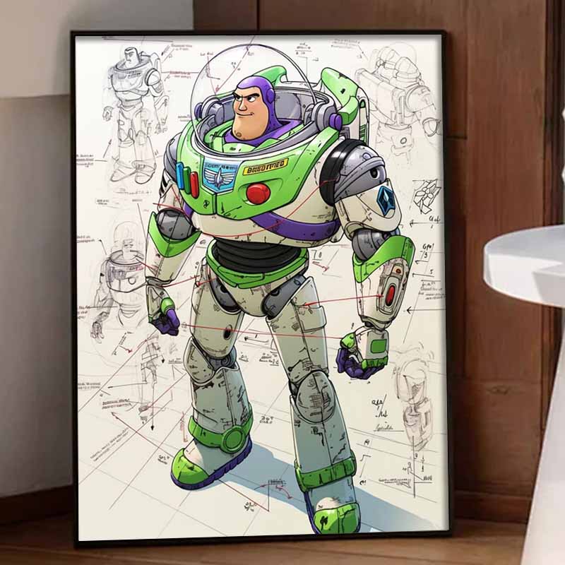 Disney Набор для алмазной мозаики Базз Лайтер 5D DIY Декор для дома и любителей рукоделия, Идеальный подарок, Красивый дизайн