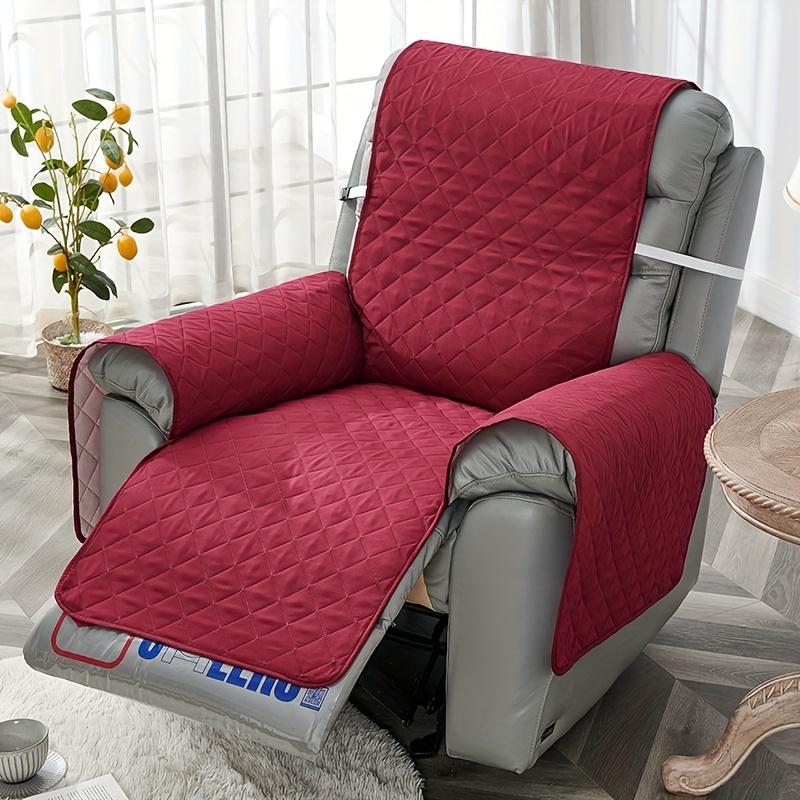 1-Piece55cm*196cm/21.6in*77.1in Non-Slip Furniture Protector Set: Adjustable Recliner and Armchair Covers for Living Room Decor