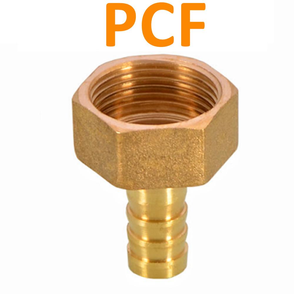 PC PCF PL PLF Pagoda connector 6 8 10 12 14 16mm hose barb connector hose tail thread 1/8 1/4 3/8 1/2 BSP Brass Pipe Fitting
