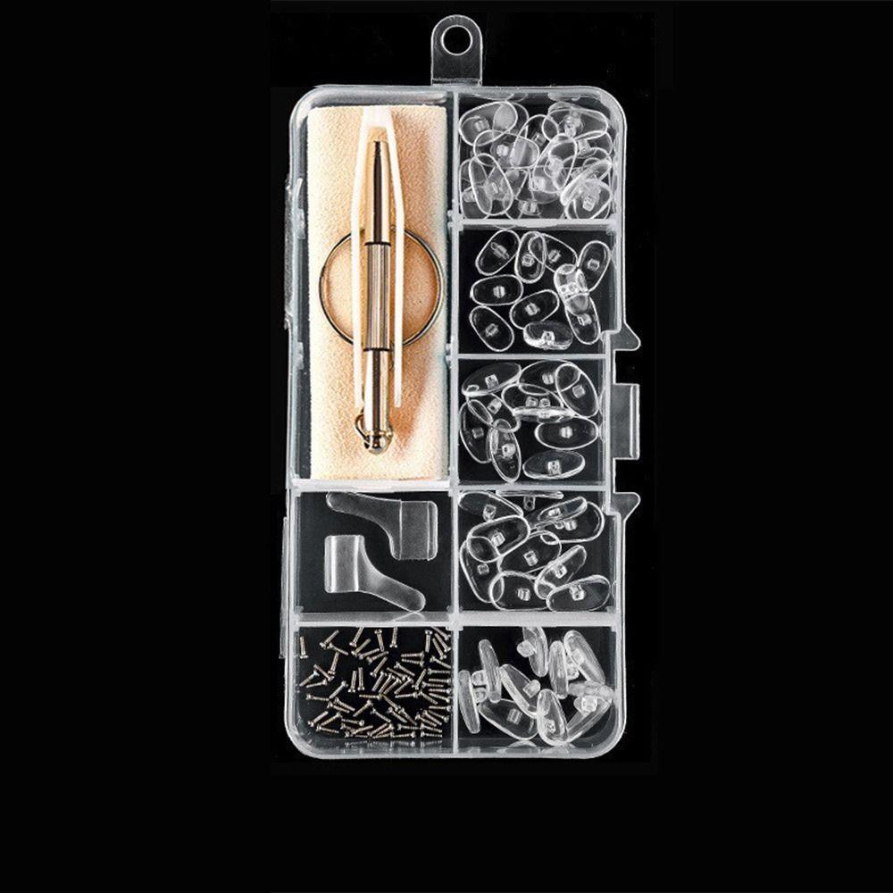 Replaceable Precision Screw Sets Antiskid Glasses Repair Tools Eyeglass Repair Kit Household