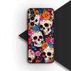 Чехол-череп с цветами для Motorola Moto Edge 50 30 Fusion 40 NEO Ultra Pro G35 G45 G75 G85 G35 Защитный чехол