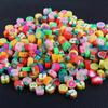200pcs Multicolor Fruit Bead Set - Polymer Clay for DIY Jewelry