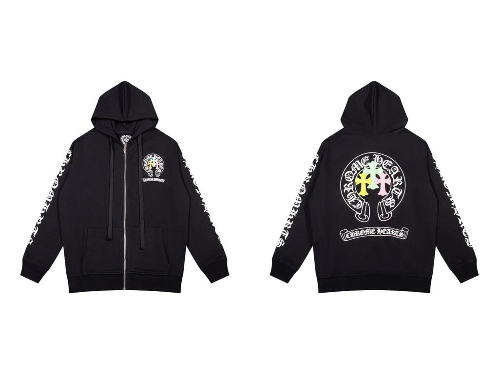 Худи с вышивкой Крест Подкова для мужчин и женщин - Осенняя одежда