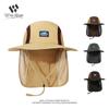 Parent-child Shawl Hat Children's Big Eaves Mountain Camping Hat Boys and Girls Sunshade Sunscreen Beach Bucket Hat