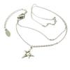 Les Trésors De Lily [P8056] - Steel Necklace 'A Star Is Born' Silver - 10x10 Mm