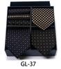 Men'S Gift Box Set Tie Fashion Business Net Color Jacquard Tie Square Scarf