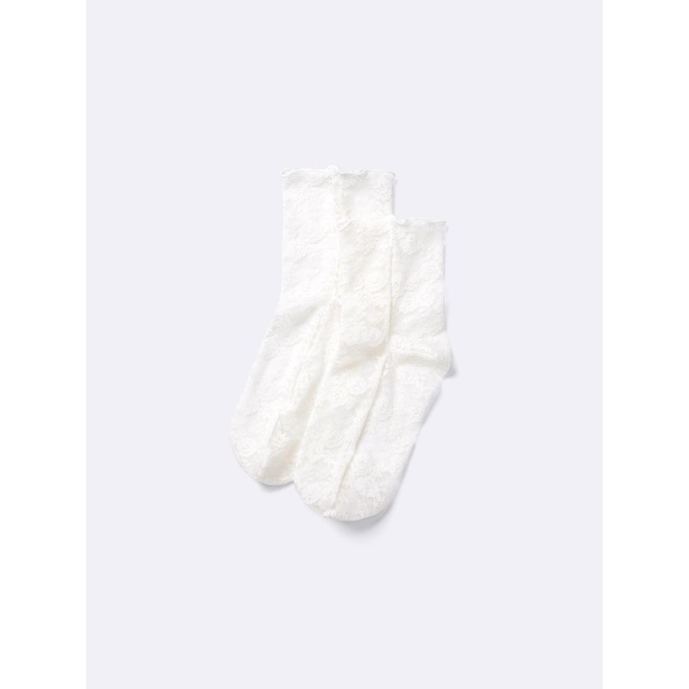 GU by Uniqlo Кружевные носки-лодочки