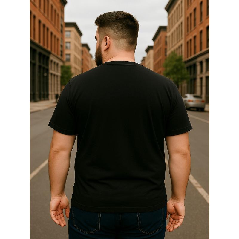 Европейские размеры Cool Размер 32 Мужская повседневная спортивная футболка | Удобная и дышащая, с короткими рукавами, с круглым вырезом, ткань средней эластичности, с принтом