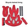 23Pcs/Set Washable Helmet Pad Breathable Quick-drying Sponge Helmet Lining for Helmet