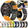 22 мм силиконовые ремешки для часов для TicWatch Pro 3 Ultra GPS GTX GTW Спортивный браслет Ремень для TicWatch Pro 2021 GTH 2 S2 E2 Мягкий ремешок