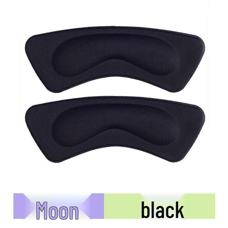 Наклейки на каблук из износостойкой кожи в стиле «Луна»: Предотвращают скольжение и сдавливание, женские полустельки для регулировки размера.