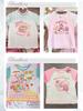 Japanese Cartoon Printing Tanks Women Summer Kawaii Cute Bow Tank Tops  Fairy Lace Patchwork Embroidery Camisoles Y2k Aesthetic