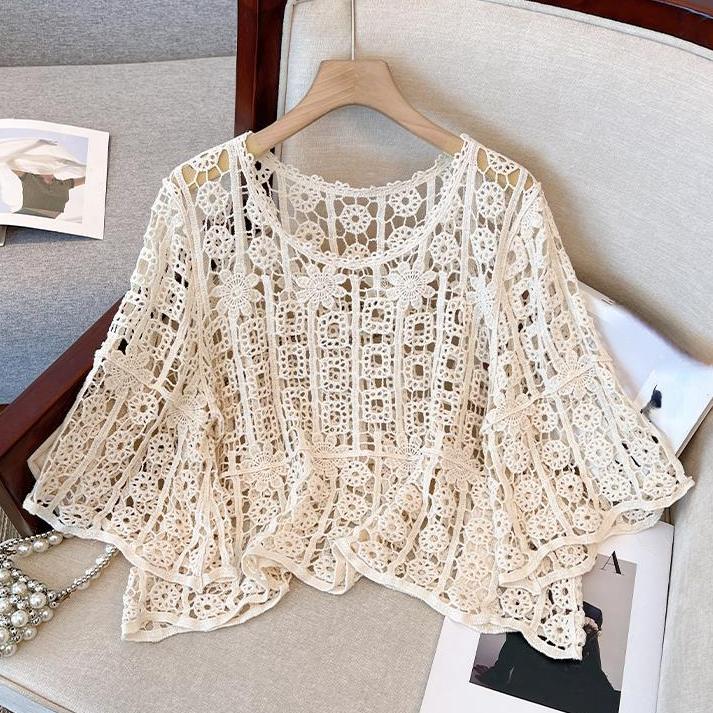 Dimanaf Лето 2024, женская кружевная базовая майка, футболка без рукавов, кружевные футболки, повседневные свободные футболки белого цвета