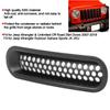 7pcs ABS Exterior Front Grilles Mesh Grill Fit For Jeep Wrangler 2007 2018 Black