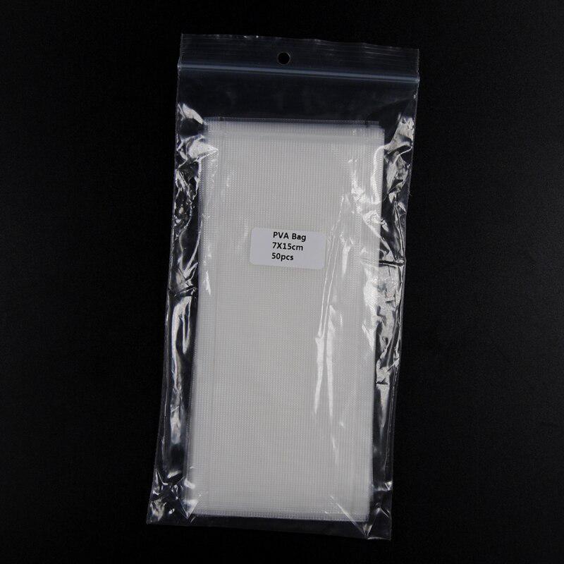 50pcs PVA Bags Carp Fishing Bait Material Carp Fishing Tackle Feeder Bag