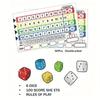 Семейная игра Qwixx из картона для интерактивного веселья на вечеринке