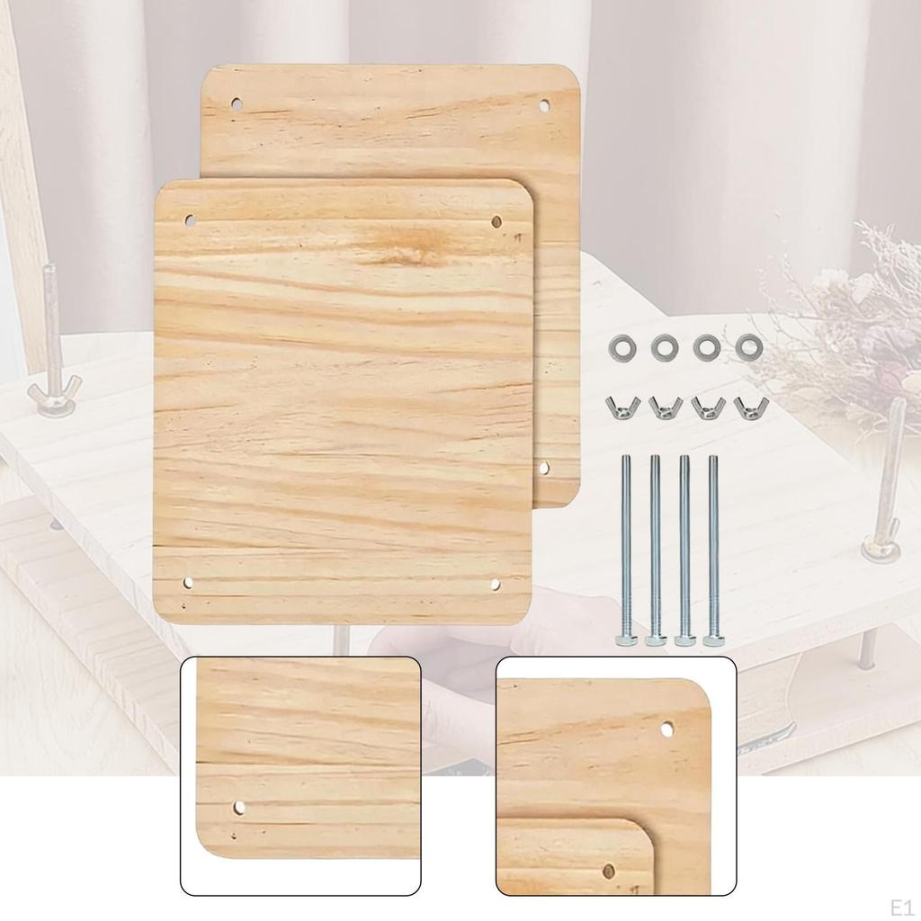 adjustable Wooden Book Press Binding Kits Bookbinding Supplies Paper for Photo Albums