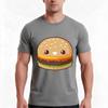 Kawaii Cheeseburger Tshirt Summer Casual Cotton Tee Oversized Streetwear Tops Vintage Graphic Print Loose Fit Short Sleeve