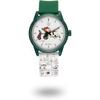 Q&Q SmileSolar Коллекция Peanuts Зеленые Гольф-Часы R02A-509VK На солнечных батареях Водонепроницаемые