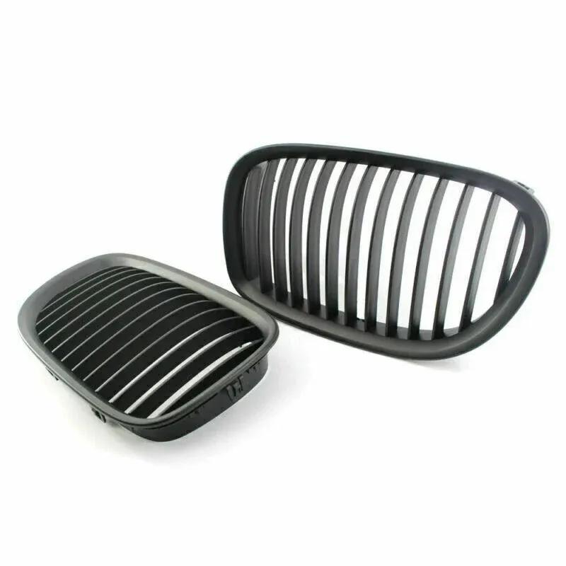 For BMW 7 Series 4-Door Sedan F01 F02 F03 F04 760Li 750Li 750i 2009-15 Front Kidney Bumper Racing Grille Mesh Single Line Grill