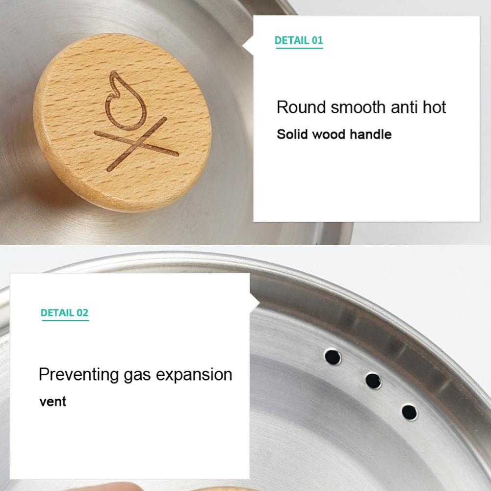 Чайник из нержавеющей стали, уличный походный горшок, портативный инструмент для альпинизма, треккинга и приготовления пищи, путешествия