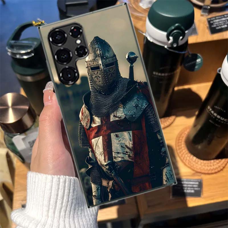 The Bright Red Crusade Cases Phone Case for Samsung Galaxy S26 Ultra S25 Edge S24 S23 FE S21 Plus S20 S22 S10 Cover TPU Capa She