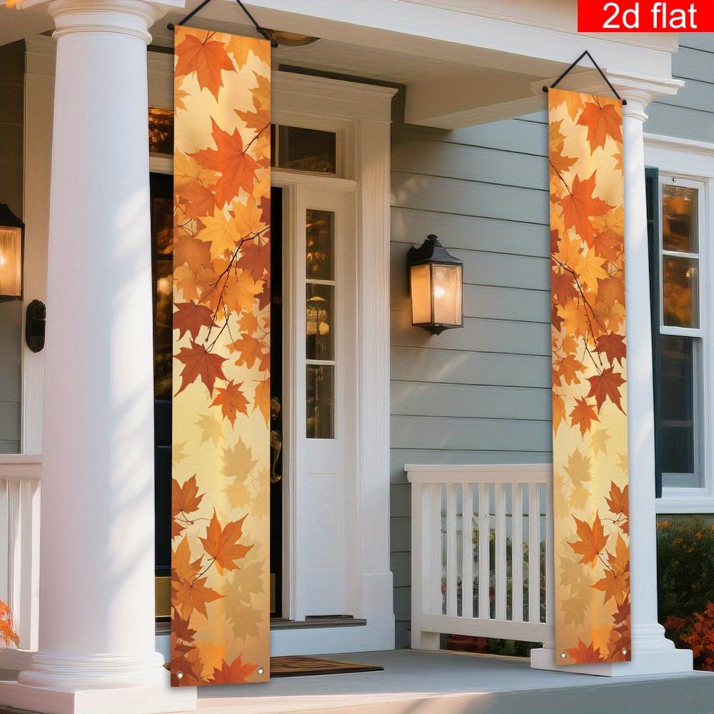 1 Pair Thanksgiving Door Couplet Banner for Porch