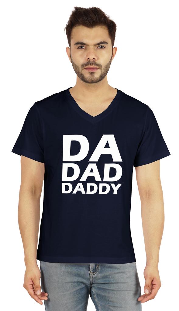 Inkmeso Mens Tshirt   Da Dad Daddy   Graphic Tshirt For Dad Gift Tee Shirt For First Time