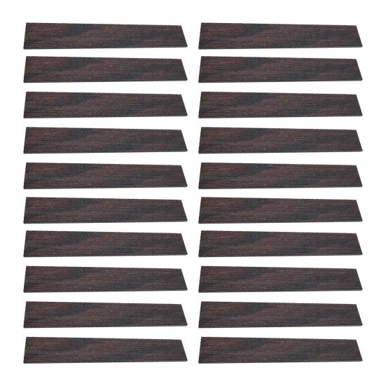 20 шт. Миниатюрные кукольные домики Деревянный пол Самоклеящиеся Доски для пола детского домика для Аксессуаров для кукольных домиков Реалистичная текстура DIY Украшение кукольного домика